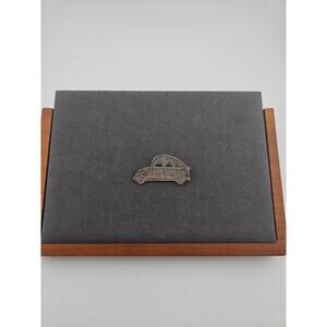 925 Silver Mexico Marked Family Car Brooch Pin Cutesy Travel Vacation